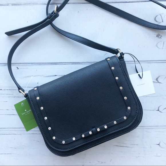 kate spade Handbags - New Kate Spade Saffiano Leather Crossbody Jeweled